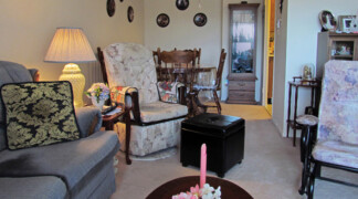 View of two bedroom living room