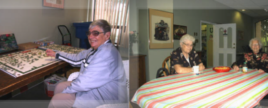 Residents Enjoying Amenities