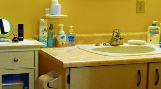 
View of one bedroom suite bathroom