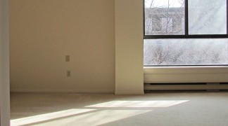 
View of studio living area