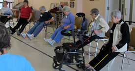 QLC Residents Exercising