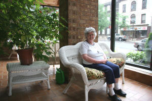 Enjoying the Solarium